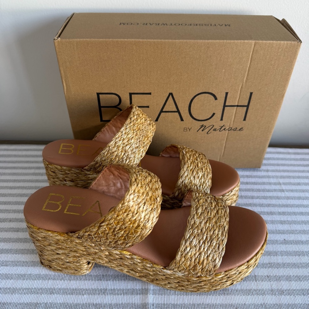 Beach by Matisse NEW Women's Ocean Ave Platform Slide Sandal Size 9 #B1289
